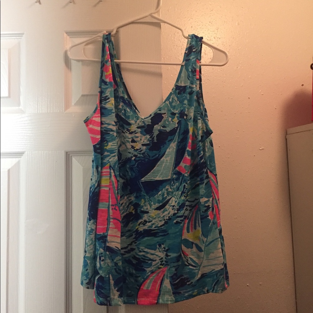 Worn once, never washed Lilly Pulitzer Tank Top